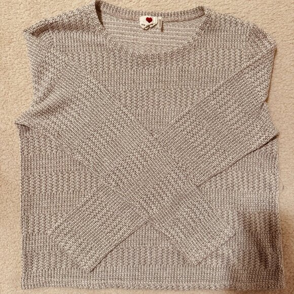 Grey lightweight knit tops in L - Picture 1 of 4